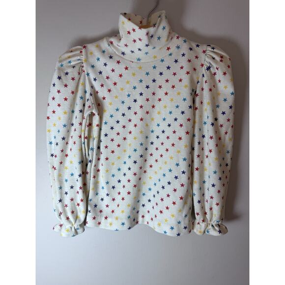 Health-Tex Girls Star Printed Turtleneck Vintage Sz 4 USA Made - Picture 3 of 6